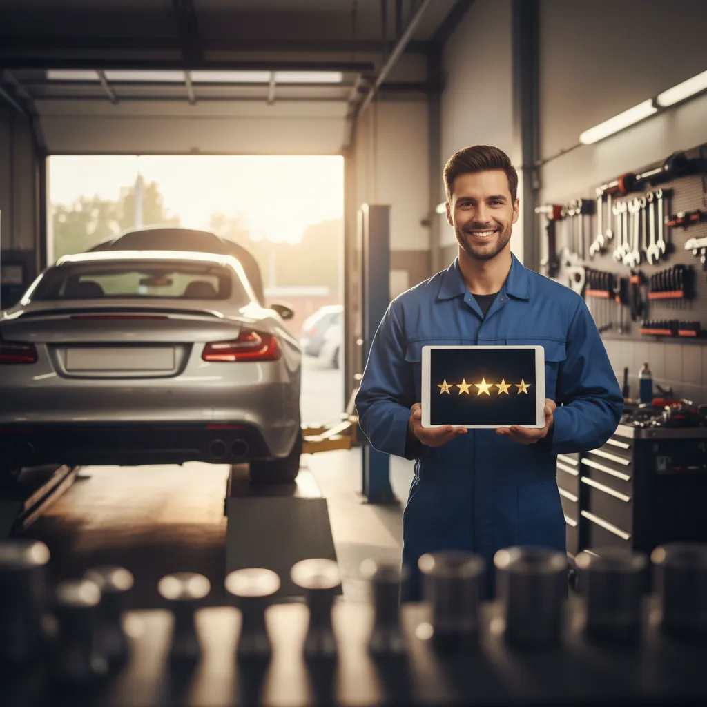 Auto repair shop online reputation management