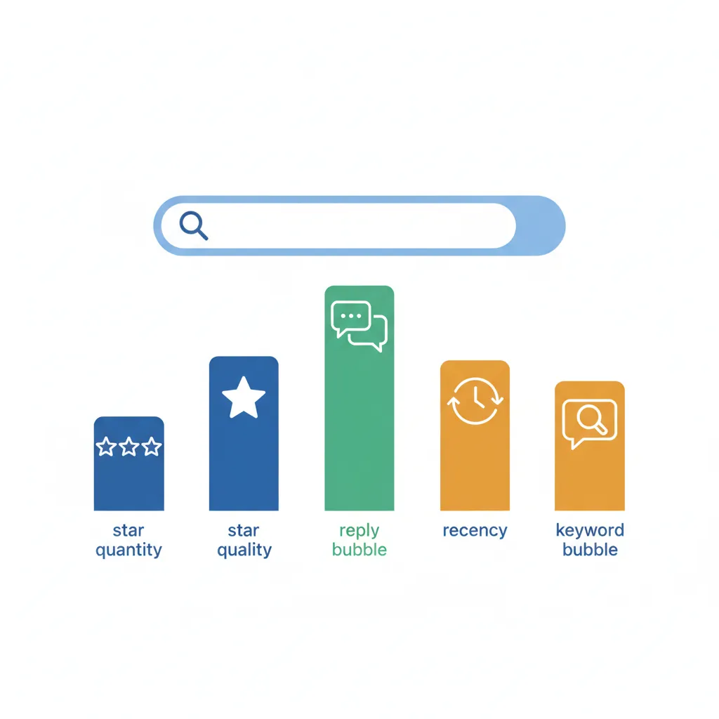 The 5 SEO factors of Google reviews